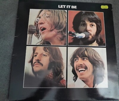 #ad The Beatles Let It Be Vinyl LP British Apple Records 1984 Press EX VG $39.00