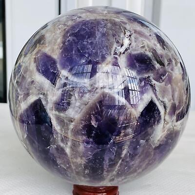 #ad 2880g Natural Dreamy Amethyst Sphere Quartz Crystal Ball Healing $125.30