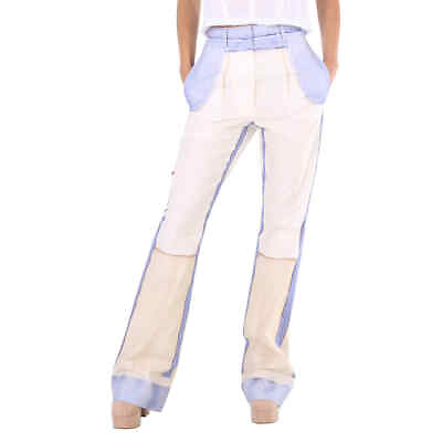 #ad Moschino Ladies Multi panel Design Trousers $255.18
