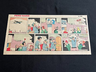 #ad #18 FERD#x27;NAND by Mik Sunday Third Page Comic Strip April 4 1965 $1.99