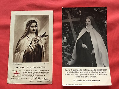 #ad Ancient relic of St. Therese of the Child Jesus from the clothes true photo $199.99