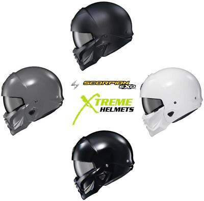 #ad Scorpion EXO Covert 2 Motorcycle Helmet Convertible Full Open Face DOT XS 3XL $209.95