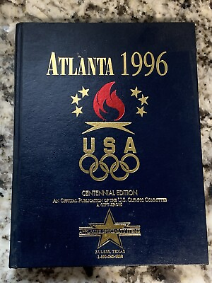 #ad Atlanta 1996 U.S. Olympic Commemorative Book CENTENNIAL EDITION GIFT Hardback $31.99