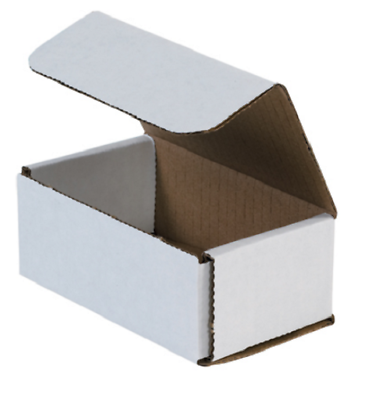 #ad 1 450 CHOOSE QUANTITY 5x3x2 Corrugated White Mailers Packing Boxes 5quot; x 3quot; x 2quot; $42.09