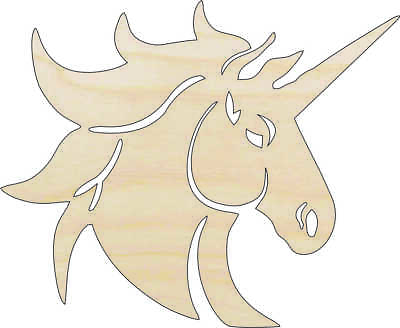 #ad Unicorn Laser Cut Wood Shape MYTH128 $43.00