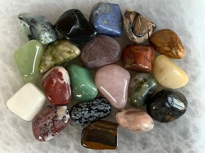 #ad Tumbled Stone Mix Medium Mix Tumbled Stone Healing CrystalsWholesale Bulk Lot $7.65
