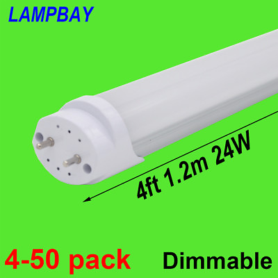 #ad LED Tube light 4 foot 1.2M 48quot; 24W 20W Dimmable Bulb T8G13 Fluorescent Bar Lamp $425.60
