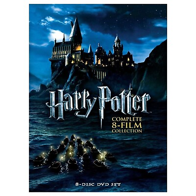 #ad HARRY POTTER Complete 8 Film Movie Collection 8 Disc DVD Set Daniel Radcliffe $18.29