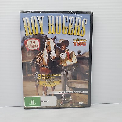 #ad WESTERN DVD ROY ROGERS TV CLASSICS VOL 2 RARE Brand New FREE POSTAGE AU $5.99