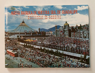 #ad Vintage Guidebook to NUEVA BASILICA DE NUESTRA SRA DE GUADALUPE Catholic Church $5.99