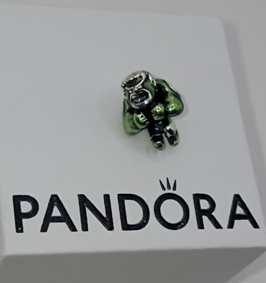 #ad Authentic Pandora Marvel The Avengers Hulk Charm Silver S925 ALE A5 $26.95