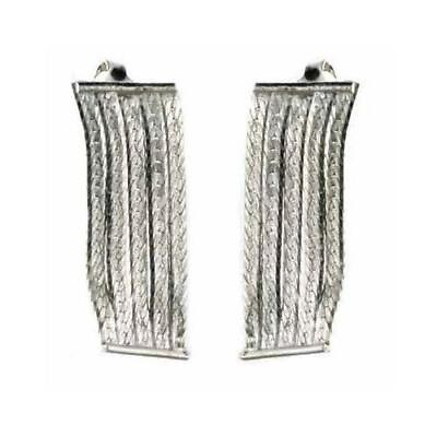 #ad 925 Silver 5 Row Dangle Chandelier Earrings $14.99