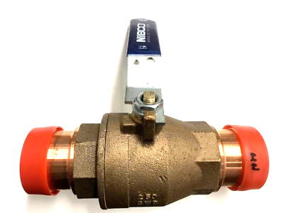 #ad NIBCO 2quot; PRESS BALL VALVE. PC 585 70 Bronze 250 PSI . MADE IN USA $50.00
