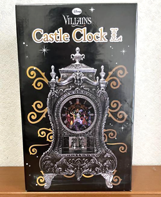 #ad Disney Villains Castle Clock Ursula Maleficent Wicked Queen Captain Hook JP NEW $58.00