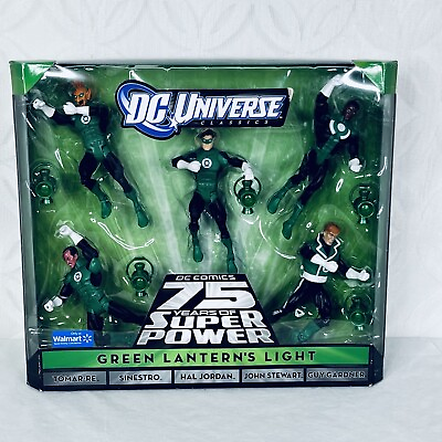 #ad DC Universe Classics Green Lantern#x27;s Light 5 Figures Set DC Comics 75 Years $112.49