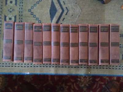 #ad Charles Dickens 1868 Colonial Press cond c pics 12 vol set as is $90.00