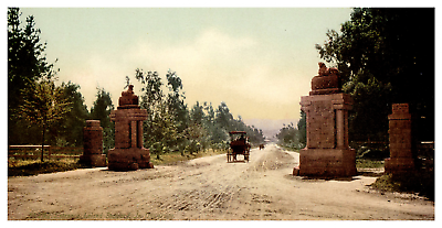 #ad California Palo alto Stanford University entrance Tirage vintage print pho EUR 129.00