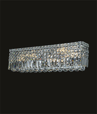 #ad lighting fixtures 6 Light crystal wall sconce 26quot; $348.00