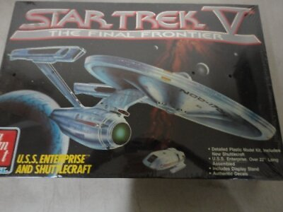 #ad #6876 AMT Star Trek V the Final Frontier U.s.s. Enterprise and Shuttle $147.27