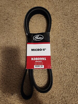 #ad Serpentine Belt Premium OE Micro V Belt Gates K080991 $28.99
