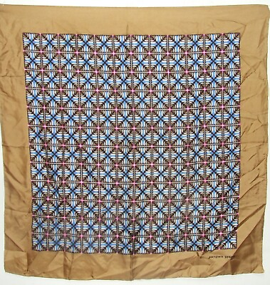 #ad Foulard 100% Pure Silk Soie Vintage Jacques Roger 1020 29 7 8in x 30 11 16in $25.88