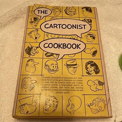 #ad The Cartoonist Cookbook 1966 Houston Chronicle Charles Schulz Al Jaffe $19.99