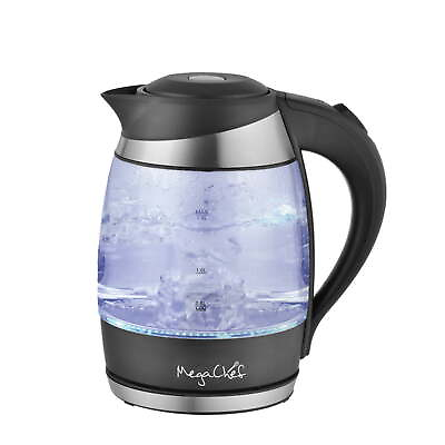 #ad 1.8Lt. Glass and Stainless Steel Electric Tea Kettle $19.02