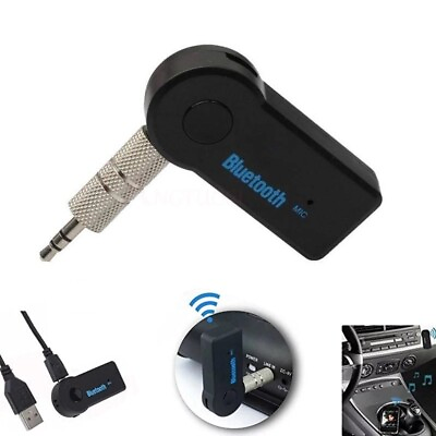 #ad #ad Wireless Bluetooth Receiver 3.5mm AUX Audio Stereo Music Home Car Adapter TO $2.49