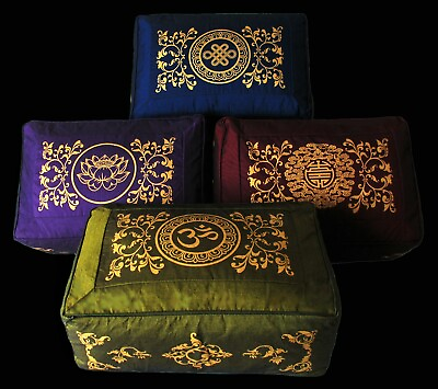 #ad Meditation Cushion Rectangular High Seat Zafu Pillow 18quot;x12quot;x8quot;H $139.00