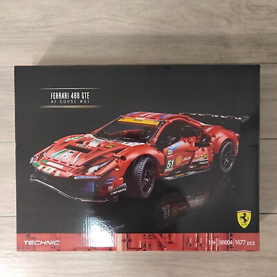 #ad LEGO Technic Ferrari 488 GTE AF Corse #51 Super Sports Car Model Kit 42125 $89.00