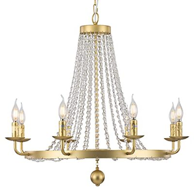 #ad #ad Uboxin Luxury Crystal Chandeliers Lighting GoldVintage 29in 8 Lights Gold $159.27