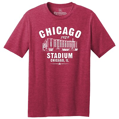#ad #ad Chicago Stadium 1929 Hockey TRI BLEND Tee Shirt Chicago Blackhawks $22.00