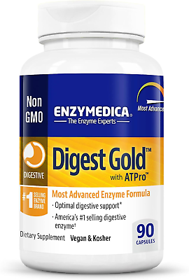 #ad Digest Gold Atpro Maximum Strength Digestive Enzymes Helps Digest Large Meal $52.38