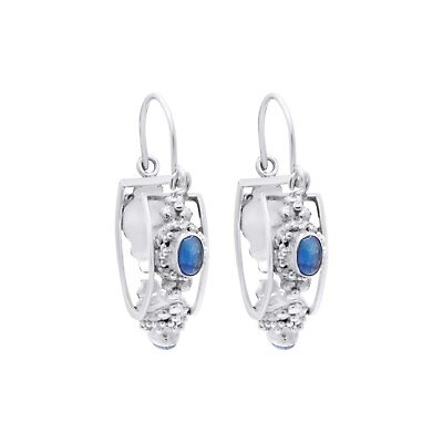 #ad Unique Design Kyanite Gemstone 925 Solid Sterling Silver Natural Earring For Her $101.00