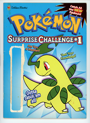#ad Pokemon Surprise Challenge #1 Paperback Golden Books Bayleef Pages New $5.78