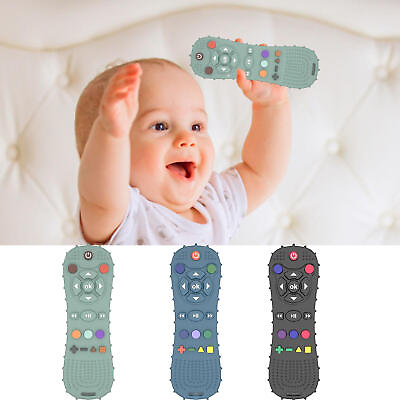 #ad 1pcs 6 12 months baby teething teether chewing playset with remote control shape $15.26