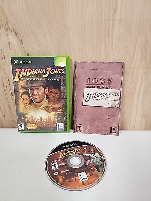 #ad Indiana Jones and the Emperor#x27;s Tomb Microsoft Xbox 2003 With Manual $25.00