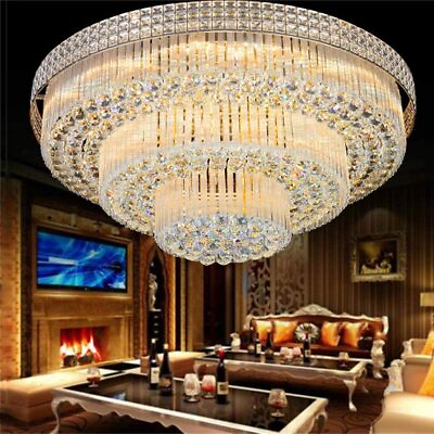 K9 Crystal Ceiling Fixture Light Pendant Lamp Chandelier Lighting 60 80cm $181.98