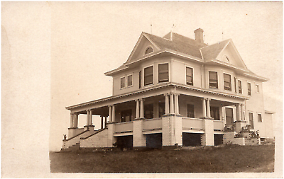 #ad Mr. amp; Mrs. John Kennedy House in Kingman Kansas KS 1900s RPPC Postcard Photo $12.49