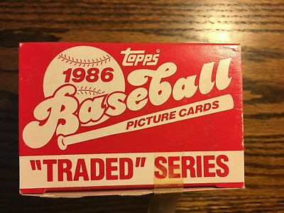 #ad #ad 1986 Topps Traded set Jose Canseco 1T 132T Bo Jackson Barry Bonds $33.99
