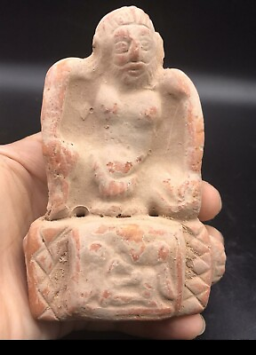 #ad Rare Hugh Ancient Roman Terracotta Male Warrior Statue Caly Figure $300.00