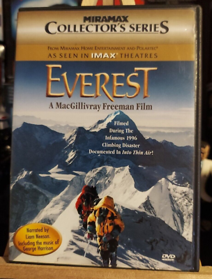 #ad Everest DVD 1999 Liam Neeson George Harrison MacGillivray Freeman OOP $15.00