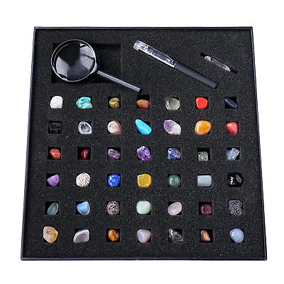 #ad Rock Collection For Kids Geology Gem Kit Mineral Gemstone Collection Kids Gifts $36.66