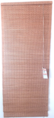 #ad 28 x 72 in Real Simple Natural Bamboo Corded Roman Shade Bamboo $44.99