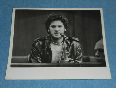 #ad 1984 Press Photo Mary Ann Hanley Murder Suspect Faustino Gomes In Court Boston $13.11