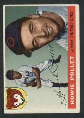 #ad 1955 Topps #76 Howie Pollet EX EX Cubs 86453 $4.99