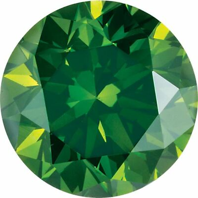 #ad Natural Extra Fine Rich Green Diamond Round VS2 SI1 Africa Extra Fine Gr $31.50