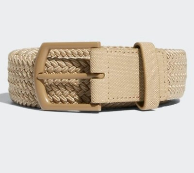 #ad adidas Golf Braided Stretch Belt Hemp Size Small Medium up to 32quot; $42.47
