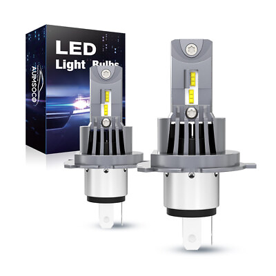 #ad 9003 H4 10000K LED Headlight High Low Beam Light Bulbs 80W Conversion Kit White $54.99