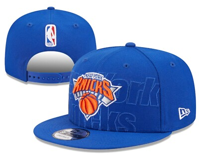 #ad New York Knicks Snapback Hat Adjustable Fit Blue New Style Fast Ship $24.99